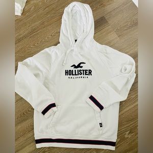 Hollister Hoodie size M white